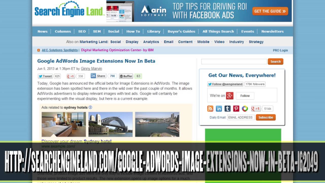 Google AdWords Image Extensions are now in Beta | SEO Radio Podcast | Edge of the Web Radio