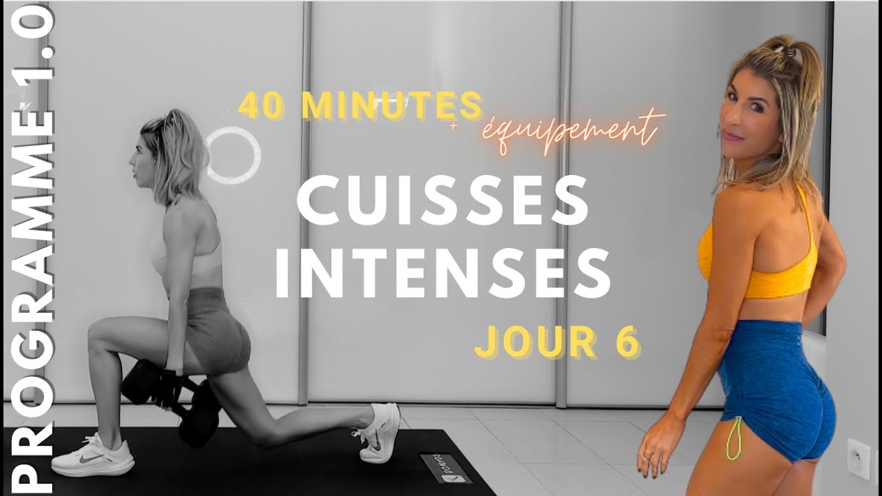 CUISSES DE RÊVE 🚀 | Séance pour des Cuisses Sculptées | Jour 6 | Programme 1.0 | Laëtitia Fitness