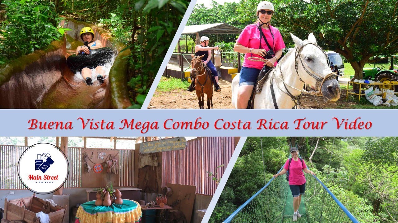 Costa Rica Excursion - Buena Vista Mega Combo Adventure - Full Tour