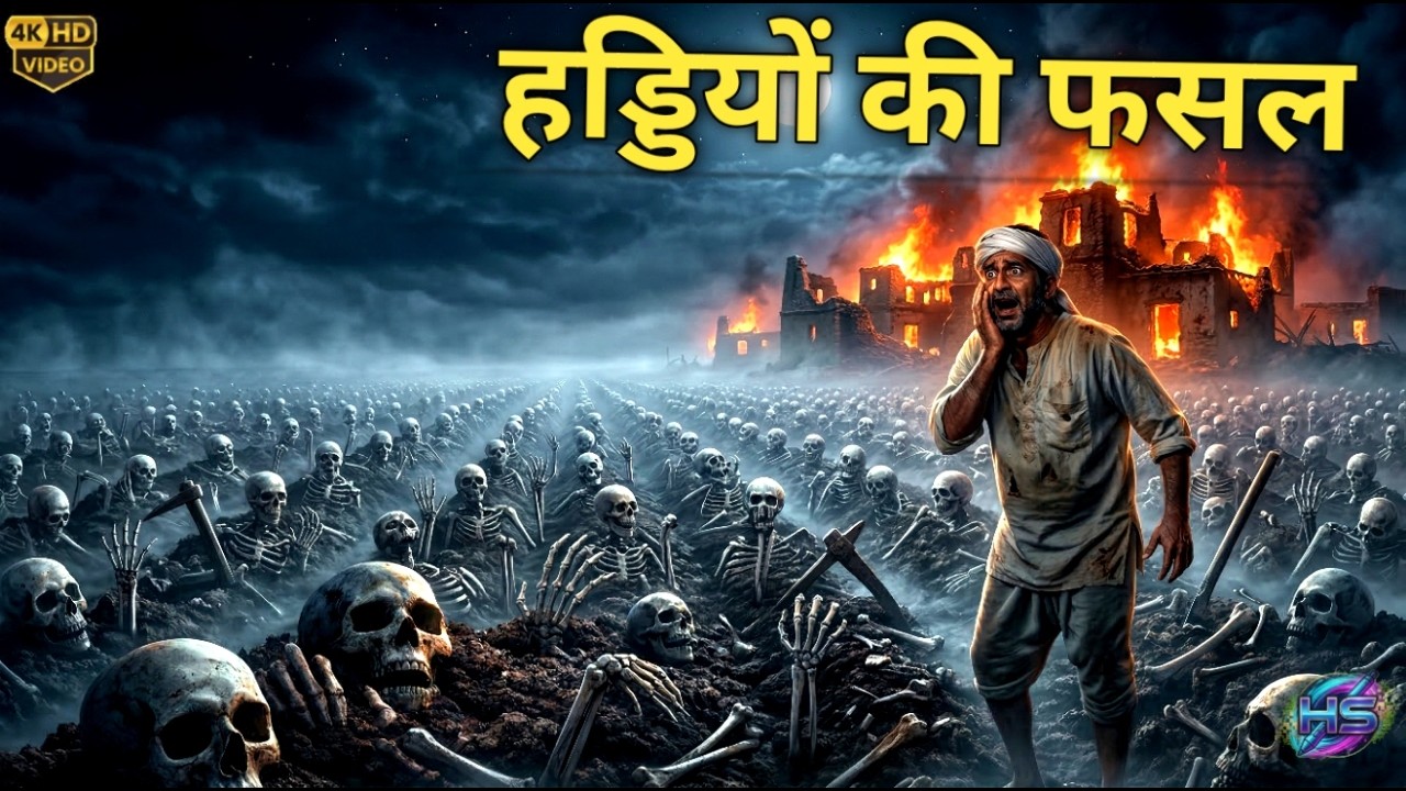 गाँव का वह खेत जहाँ फसल की जगह इंसानों की हड्डियाँ उगती थीं | रहस्यमयी लोककथा