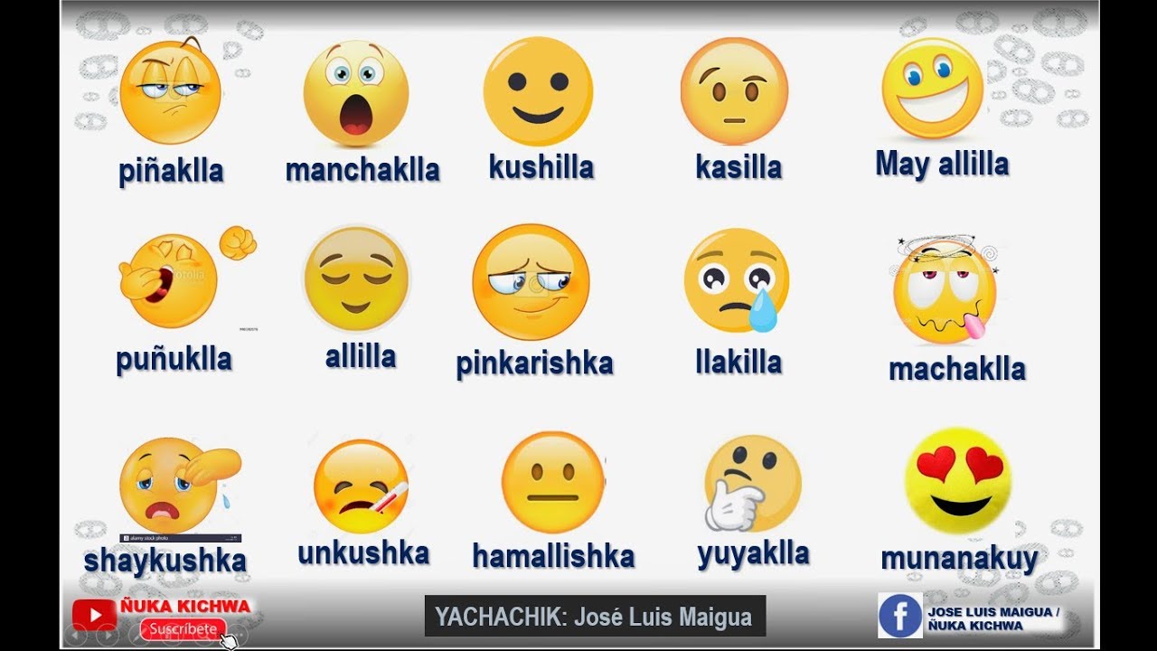 EMOCIONES Y SENTIMIENTOS EN KICHWA 😁 | EXPRESIONES EN KICHWA 😊 | EJEMPLOS Y ORACIONES |😃✔
