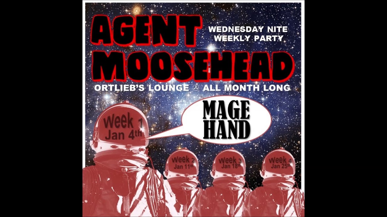 Ghost of Deaf Ninja ♫ Agent Moosehead Live at Ortlieb's 1/4/17