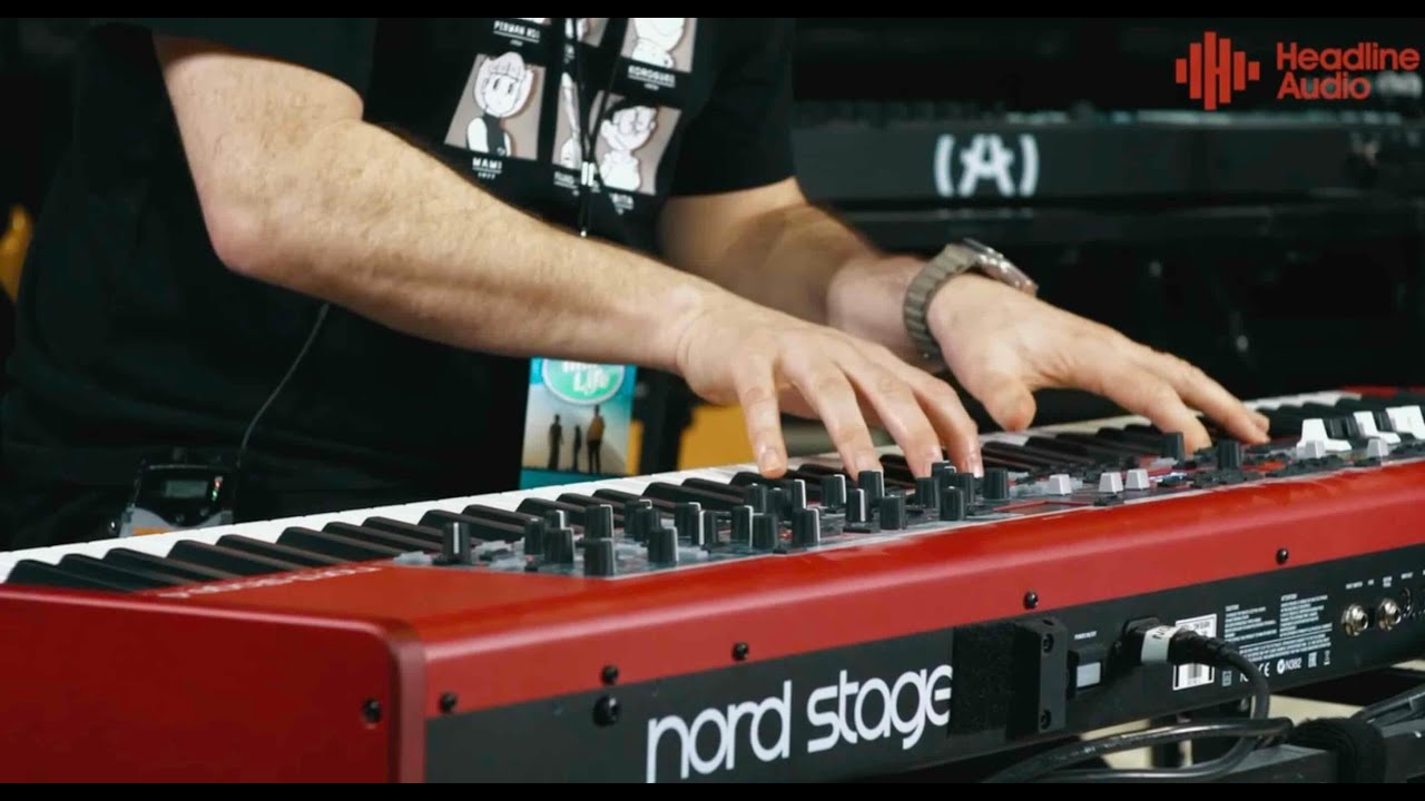 Nord Artist Marcus Byrne plays Take That's 'Rule The World' using his Stage 4-88 at London's O2.
