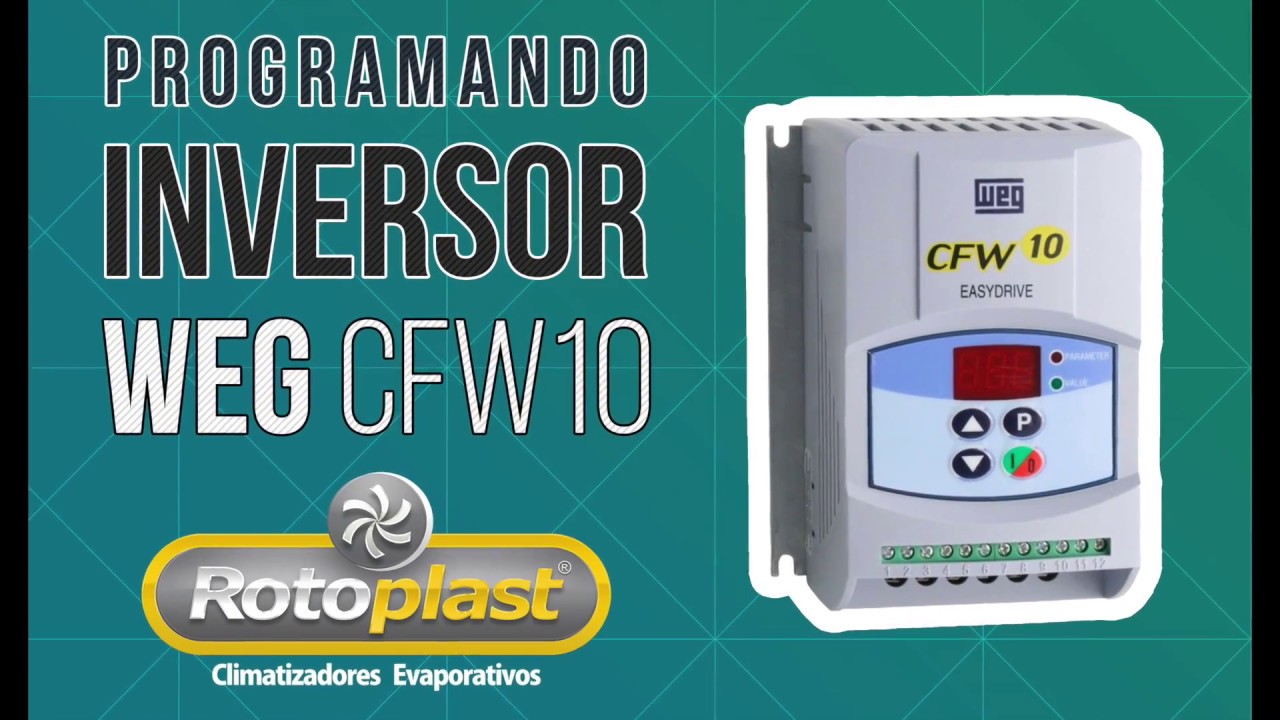 Programa&ccedil;&atilde;o inversor CFW10 2,0 CV - Vers&atilde;o 2.51 - Acionamento manual