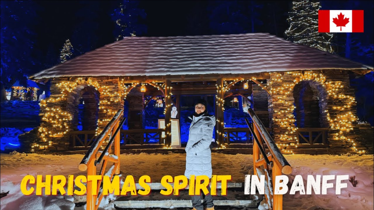 Winter in Banff | Lights, Food, Nature | Travel Vlog | Alberta, Canada