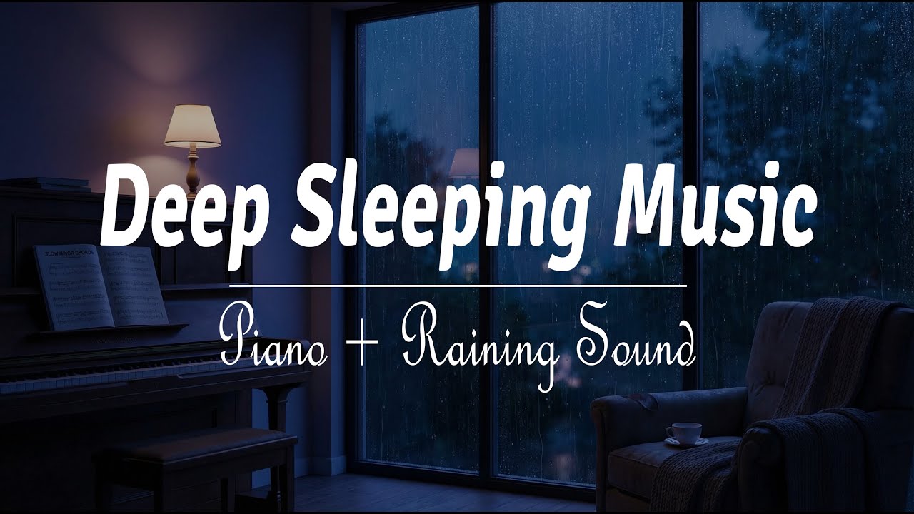 8 HOURS Deep Sleep with RAIN Outside Window | Relaxing Raining Sound for Insomnia & Study