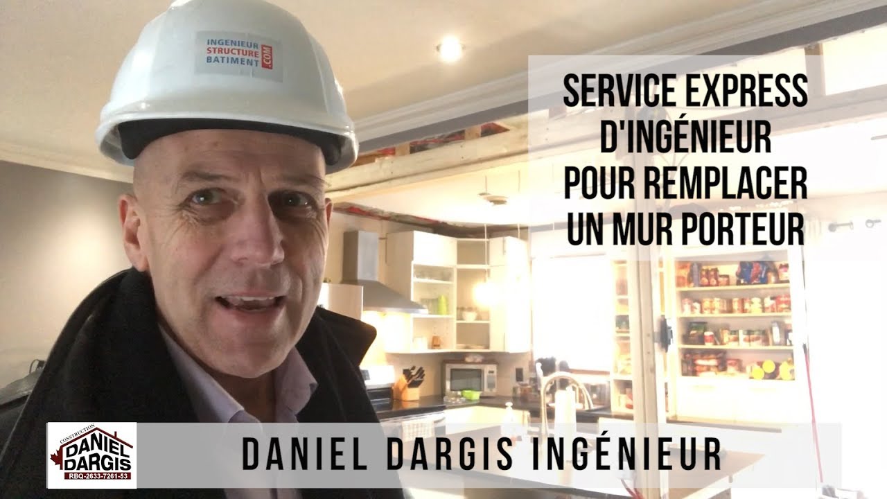 Inspection express d'un mur porteur - Daniel Dargis ing&eacute;nieur en structure de b&acirc;timent