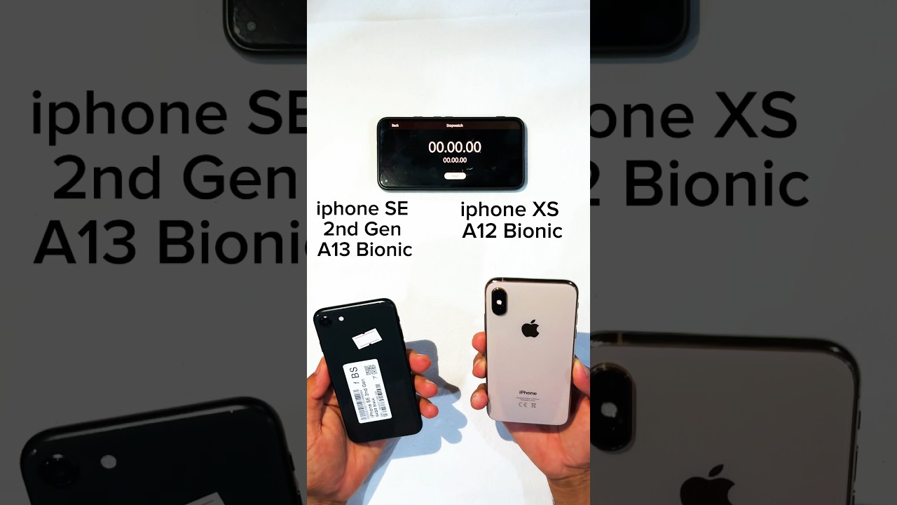 iPhone SE vs iPhone XS: Who Boots Up Faster? 