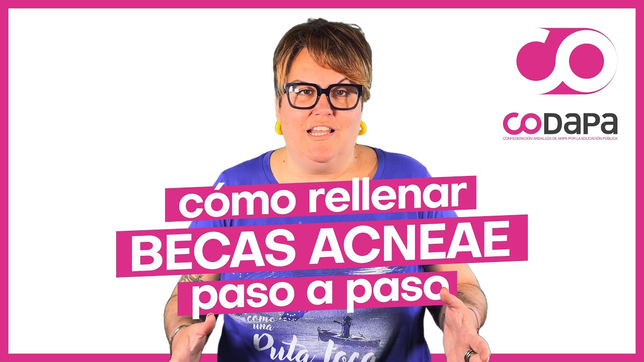 Guía para solicitar la BECA para alumnado ACNEAE #beca #ministerio #alumnadonecesidades