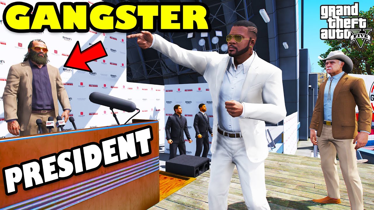 Franklin Help Trevor To Become President And Fight Duggan In GTA 5 | SHINCHAN and CHOP
