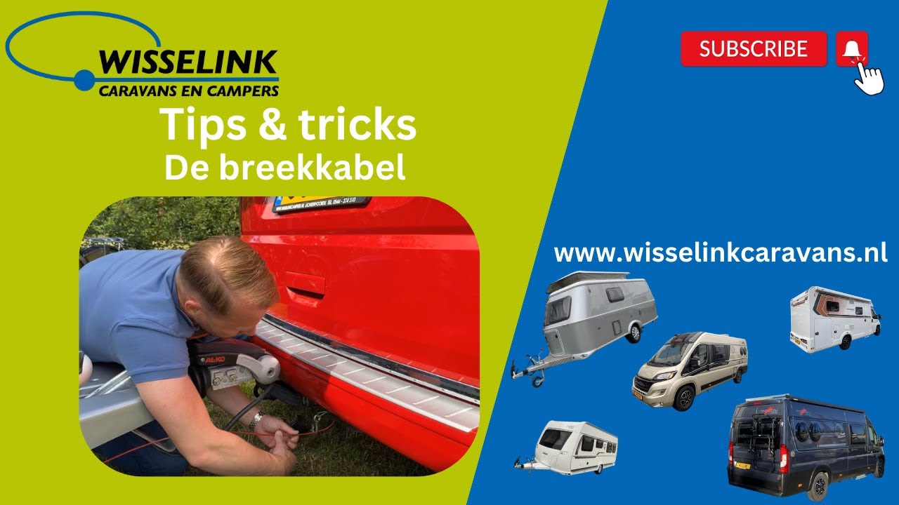 Hoe moet ik de CARAVAN BREEKKABEL BEVESTIGEN? TUTORIAL & TIPS!