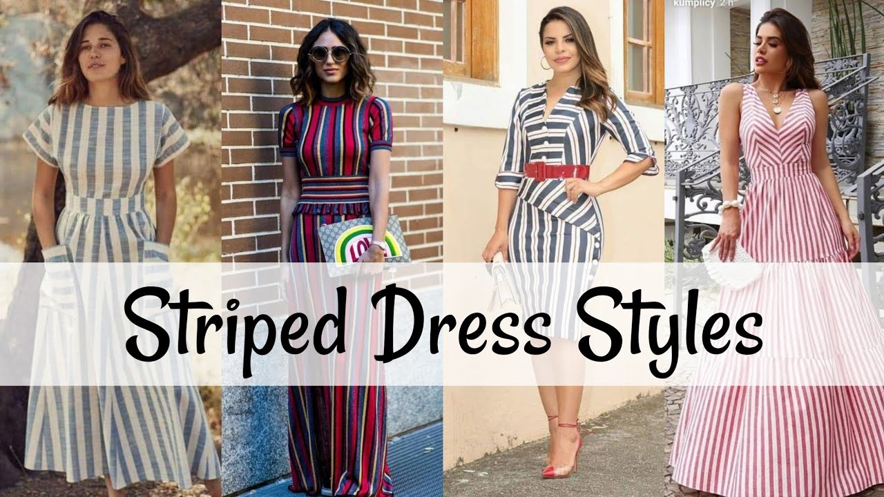 Striped Dress Styles || Striped Dress Outfit Ideas || Western Outfit || Western dresses for Girls ||