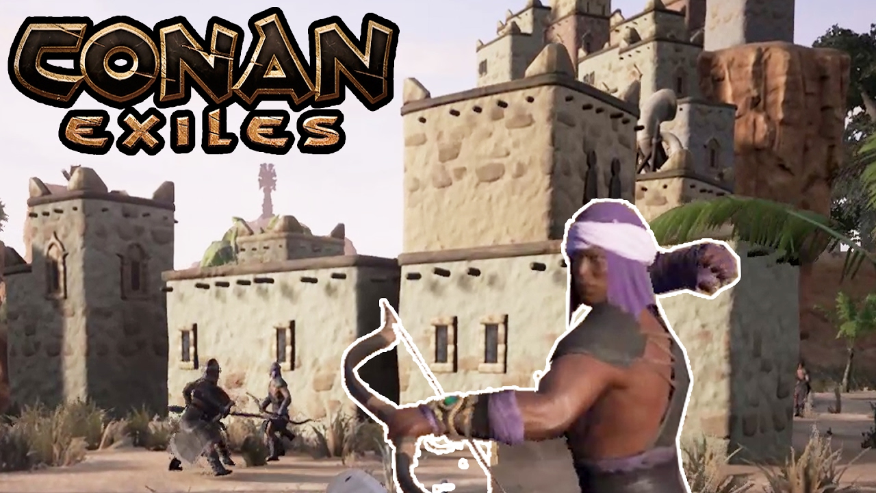 Conan Exiles - Rare Thralls in Thrall City! Set Archpriest, Taskmaster - Multiplayer Gameplay Ep 4