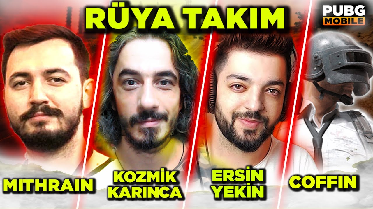 RÜYA TAKIM !! - PUBG Mobile w/ Mithrain - Ersin Yekin - Coffin