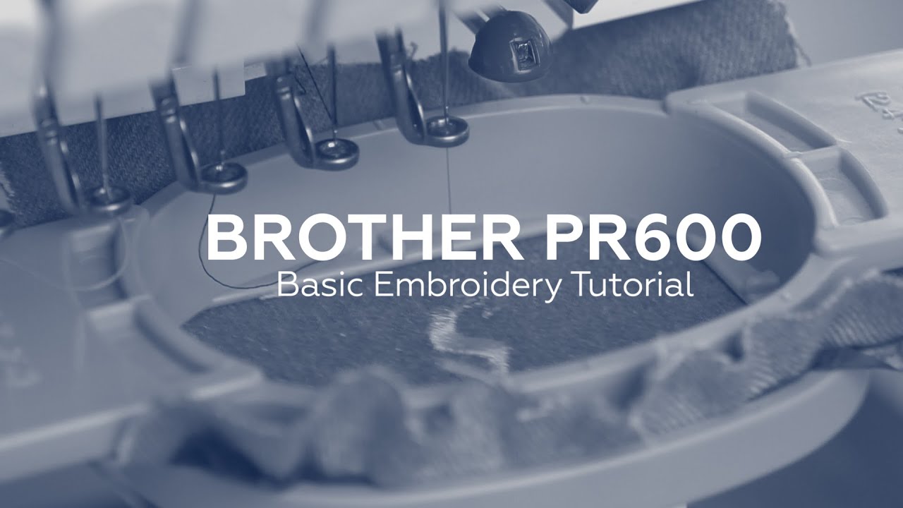 Embroidering a Simple Logo Tutorial