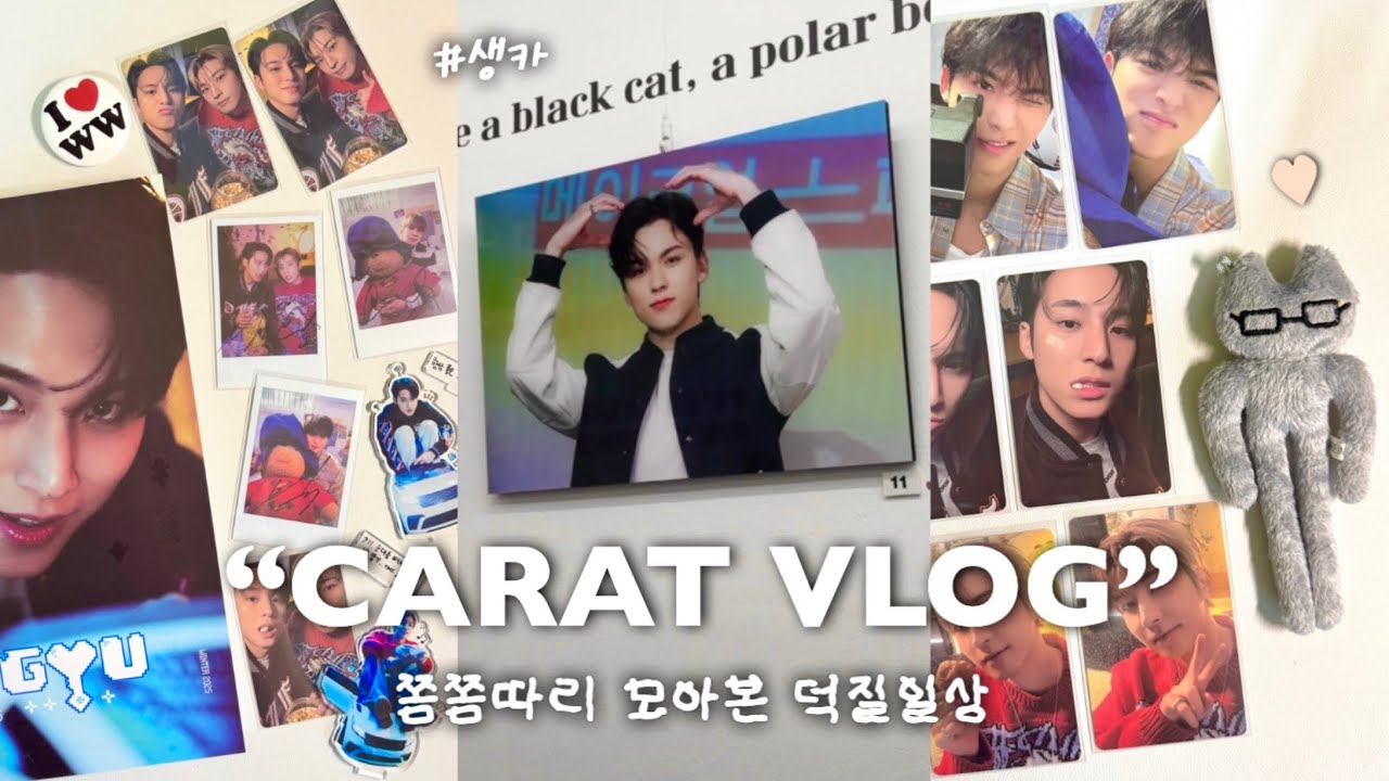[캐럿로그] 캐럿로그 낉여왔습니다 ✌🏻| 디아이콘•폴라로이드 | 버논도겸생일카페•티켓팅 | 캐럿랜드•플로어 | 원우인형•그래옭 | 포카포장•양도