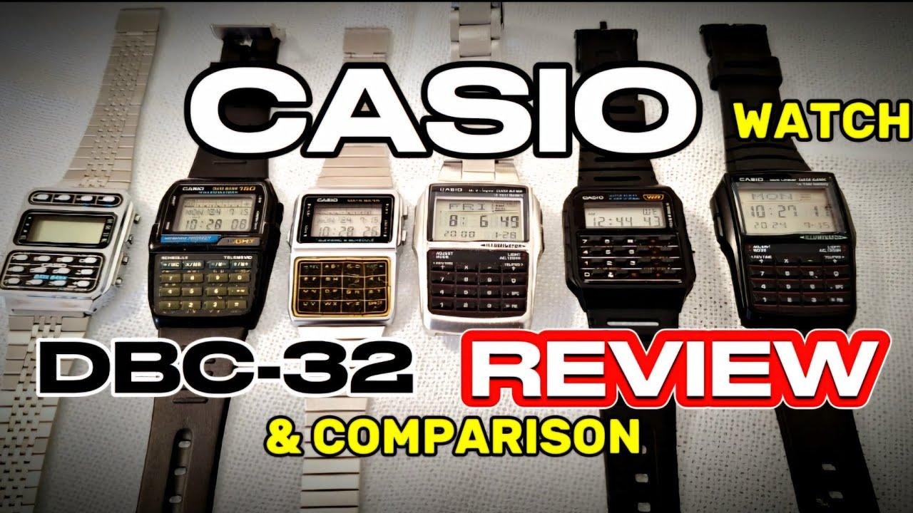 Casio DBC-32 Databank Calculator Watch Review - Module 2888 - Ep 65