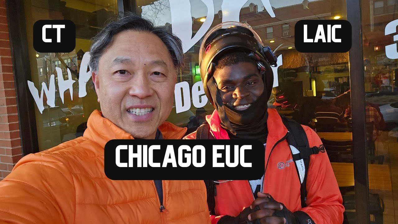 CHICAGO EUC group ride w/@phamster18 ​on Commander Pro 50e raw footage