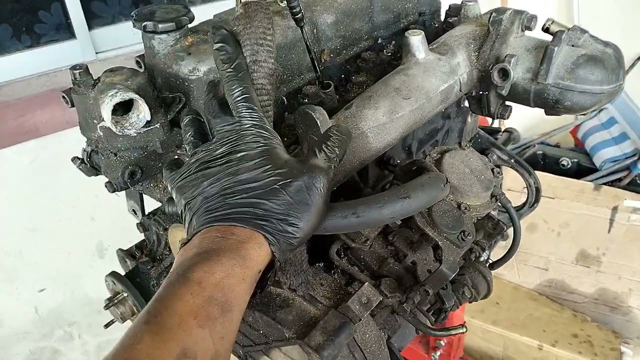 Isuzu 4JB1(timing belt) | teknik mencari timing marks yang betul.