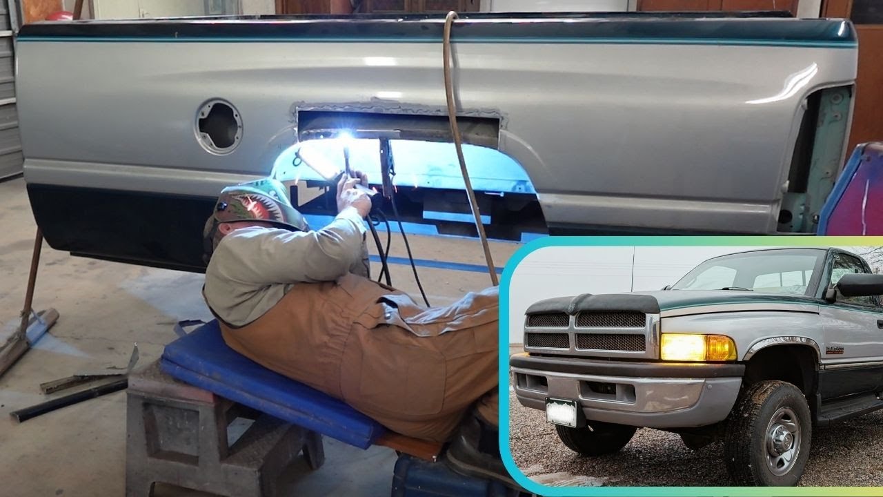 1994 Dodge Ram 2500 - The Complete Rust Repair Video - Patch & Weld