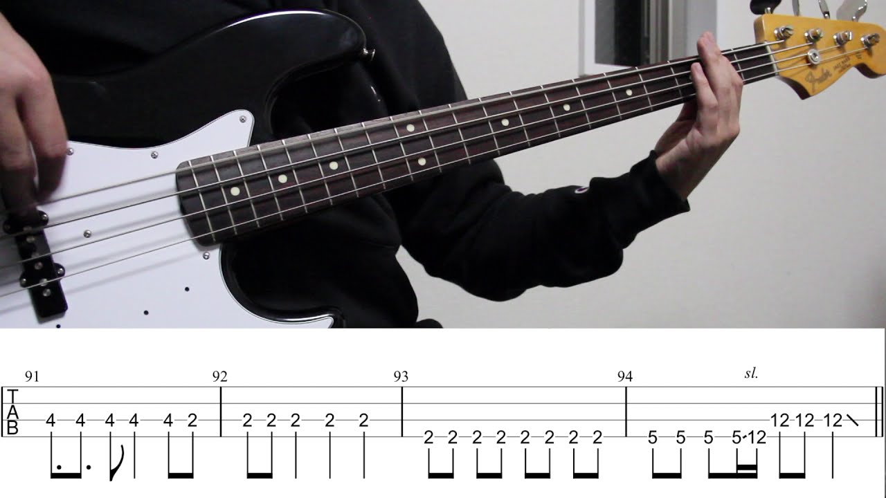 【TAB譜】DENKOUSEKKA – ポルカドットスティングレイ｜ベース 弾いてみた