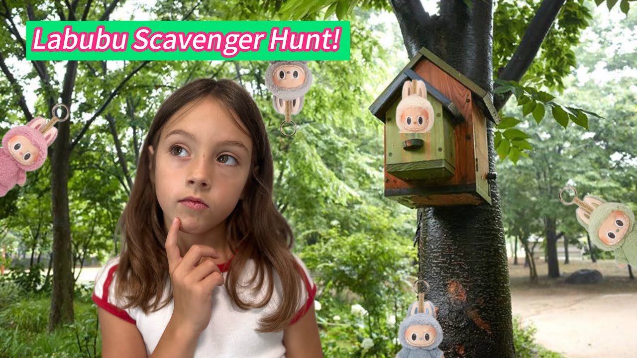 Surprise Labubu Scavenger Hunt! #labubu #surprise #fun