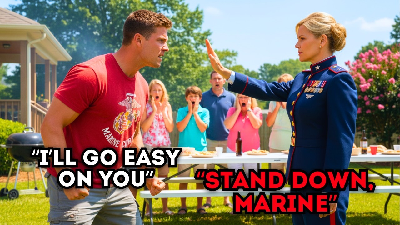 My Marine Cousin Tried To Spar Me At The Family BBQ—Not Knowing I Was His New Brigadier General