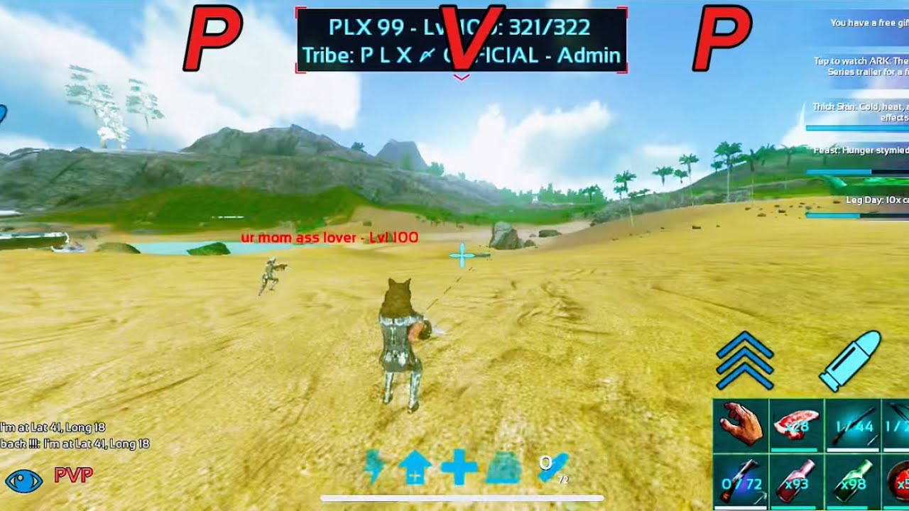 ARK MOBILE || LEJYON PVXC || PVP 