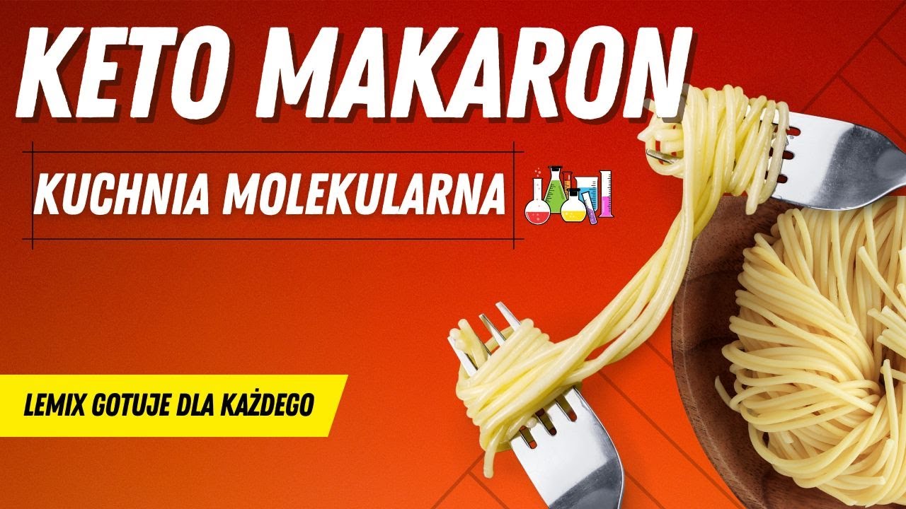 Keto Makaron, kuchnia molekularna | low carb
