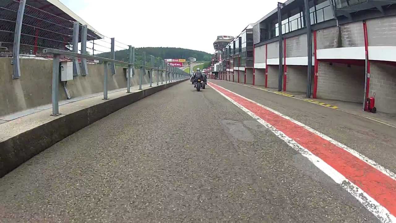 spa francorchamps tonymontana68000 susuki gsxr 750 onboard