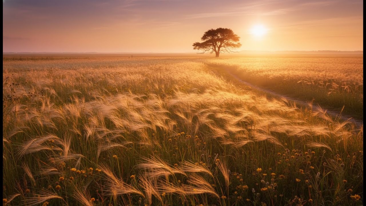 Beautiful Piano Music for Stress Relief: Golden Hour Serenity