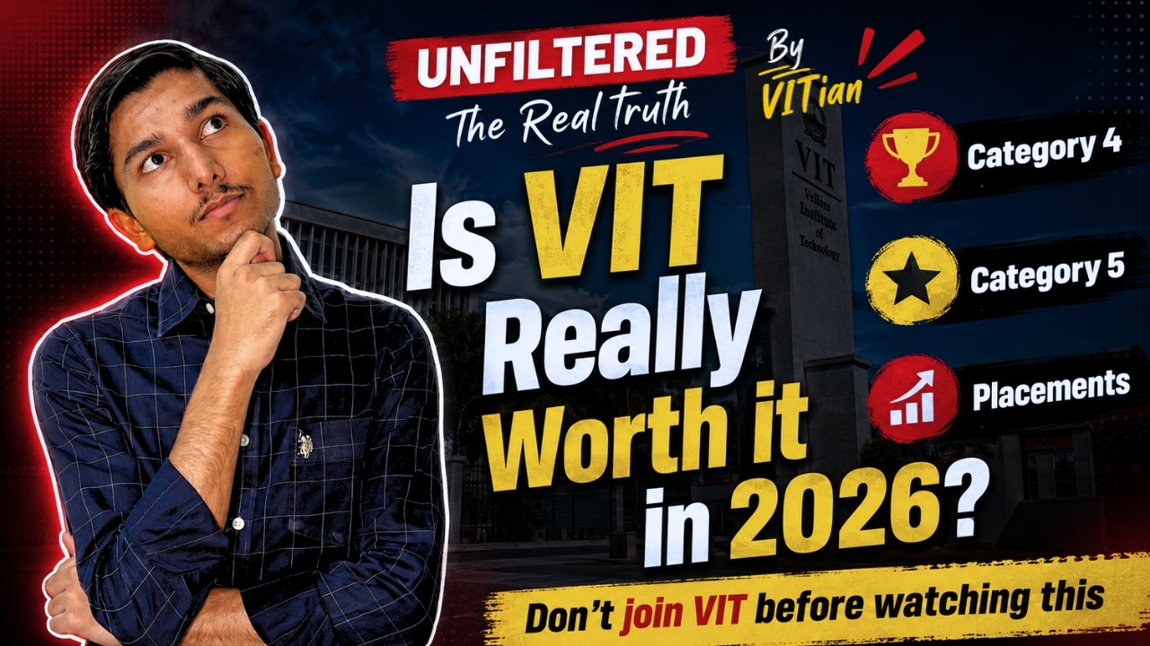 The Real Truth About VIT in 2026 (Before You Join) || UNFILTERED || VIT || VIT Vellore || VIT AP