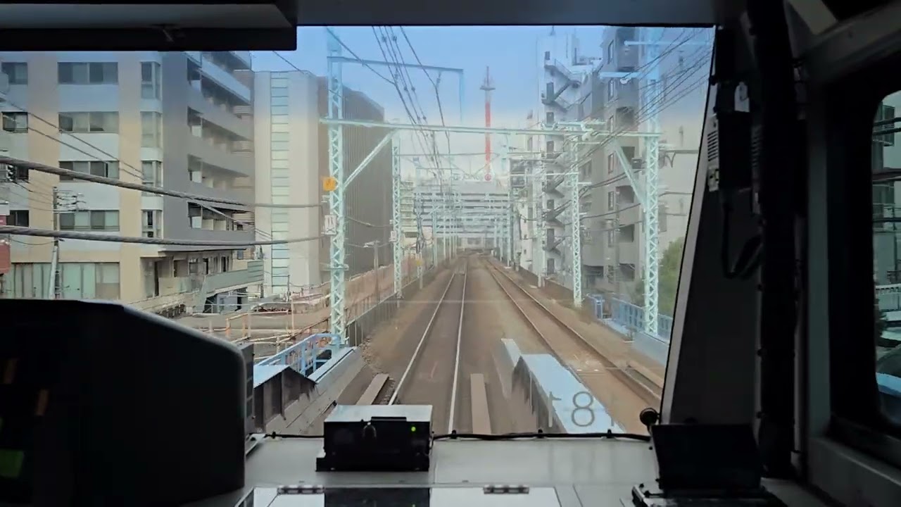 根岸線前面展望　桜木町→横浜(2025年12月27日)