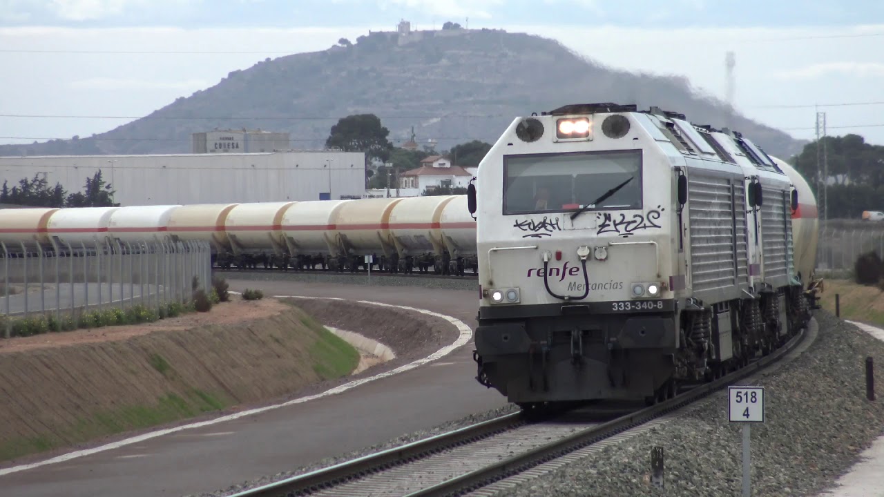 Circulaciones ferroviarias en Cartagena y alrededores, (enero - febrero de 2021).