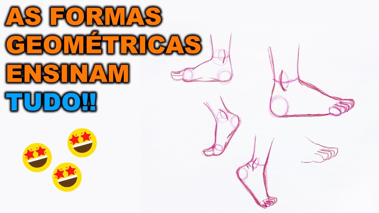 Até Círculos Podem Ensinar Como Desenhar Pé De Anime DE LADO