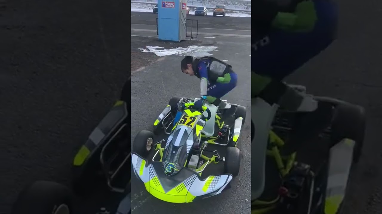 Here’s how I get in my go-kart as an amputee & adaptive driver, since I don’t have a prosthetic leg
