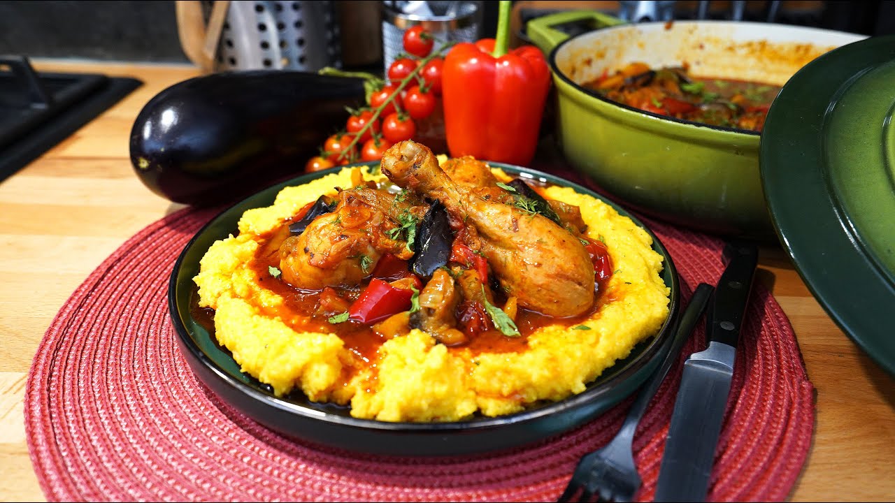 🍆 Vă invit la o Tocană orientală de vinete 🍲 și copănele de Pui suculent 🍗 Șef Paul Constantin