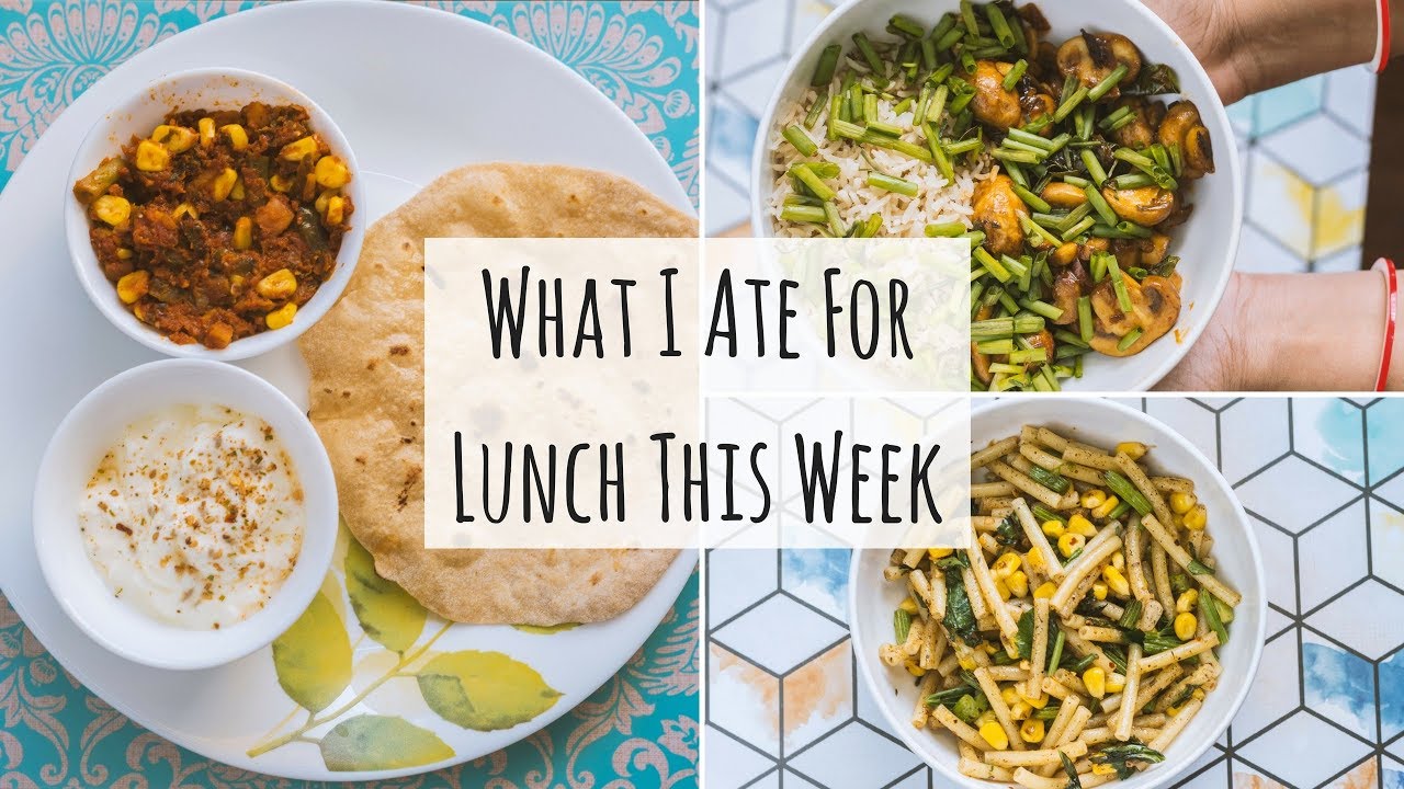What I Ate For Lunch This Week | Mon - Fri Easy Indian Lunch Recipes | #VlogThursdays