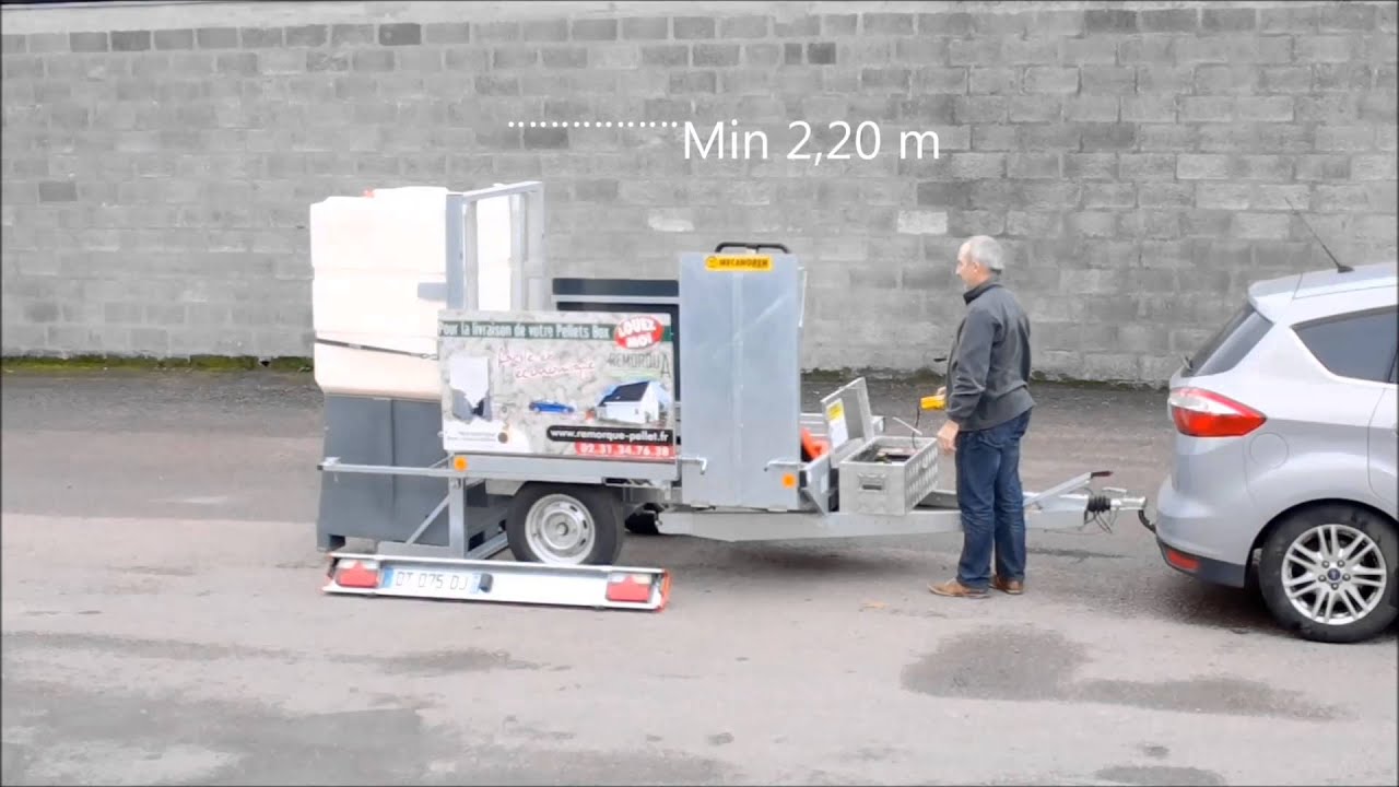 Pellet box - Remorqu a box - granulés de bois