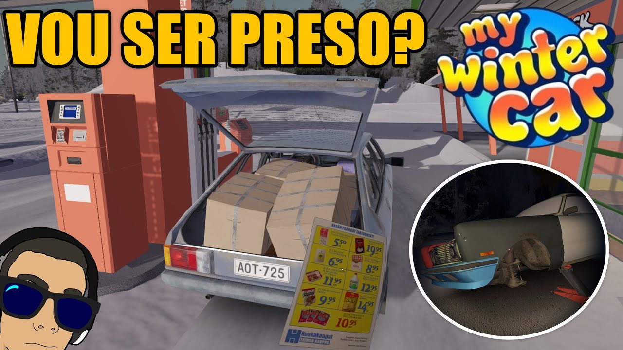 ENTREGANDO PANFLETOS pra tentar PAGAR A MULTA! My Winter Car #12