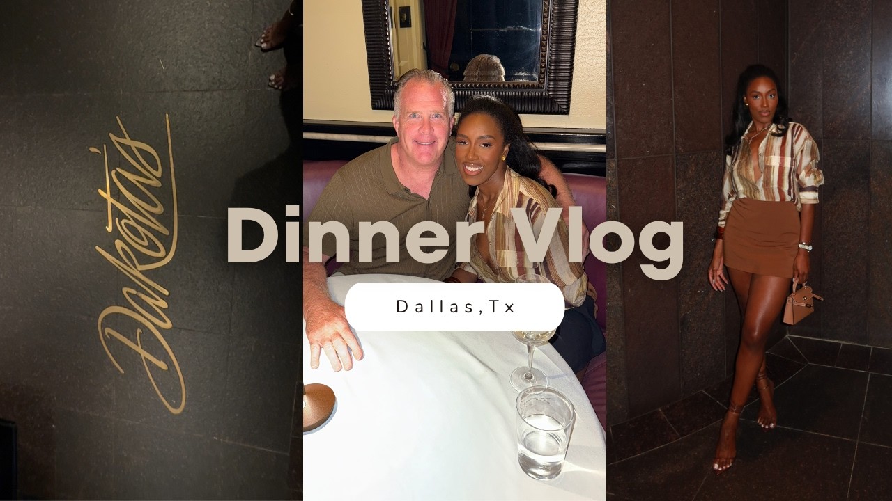 VLOG: WHAT HAPPENED AT THIS DALLAS STEAKHOUSE | DATE NIGHT | Nikki O