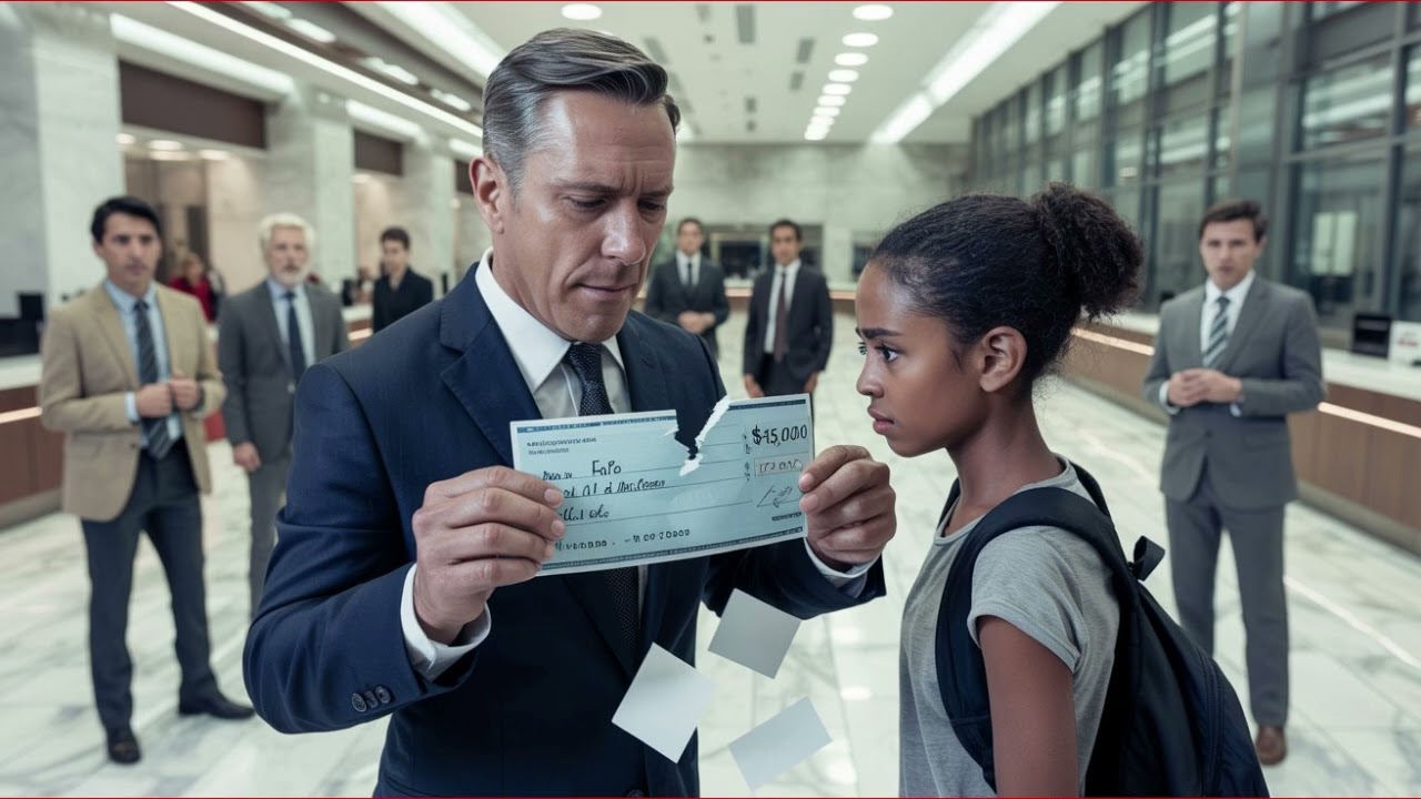Um gerente de banco rasga o cheque de uma garota negra    sem saber que a mãe dela é a CEO