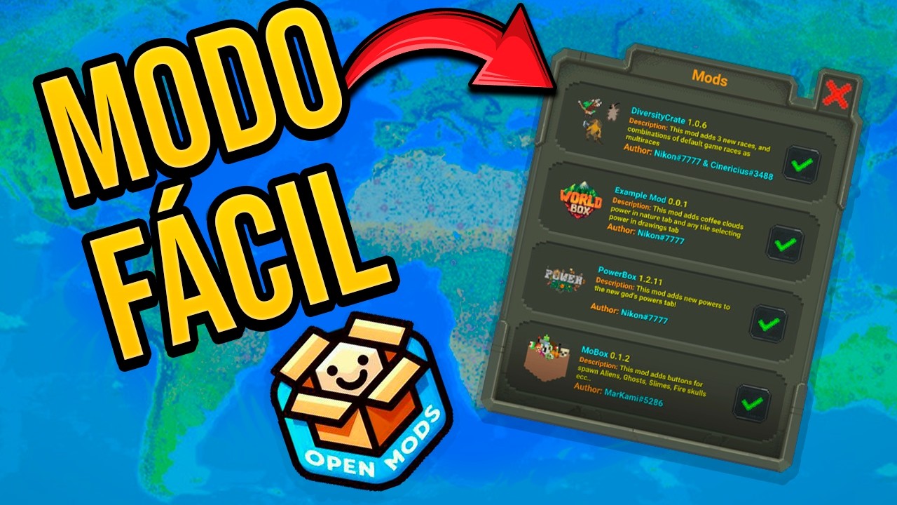 COMO BAIXAR E INSTALAR MODS NO WORLDBOX (ATUALIZADO 2026)