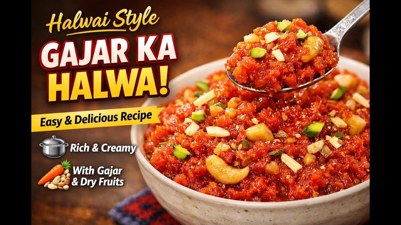 Gajer Ka Halwa Recipe|Gajer Ka Halwa Banane Ka Tariqa |Gajer Ka Halwa|The Food Kitchen