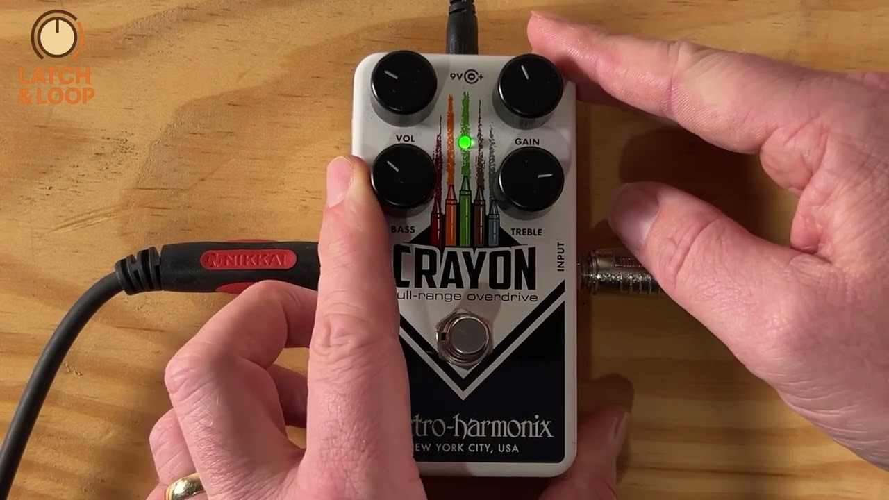 Electro Harmonix Crayon, Full-range overdrive demo