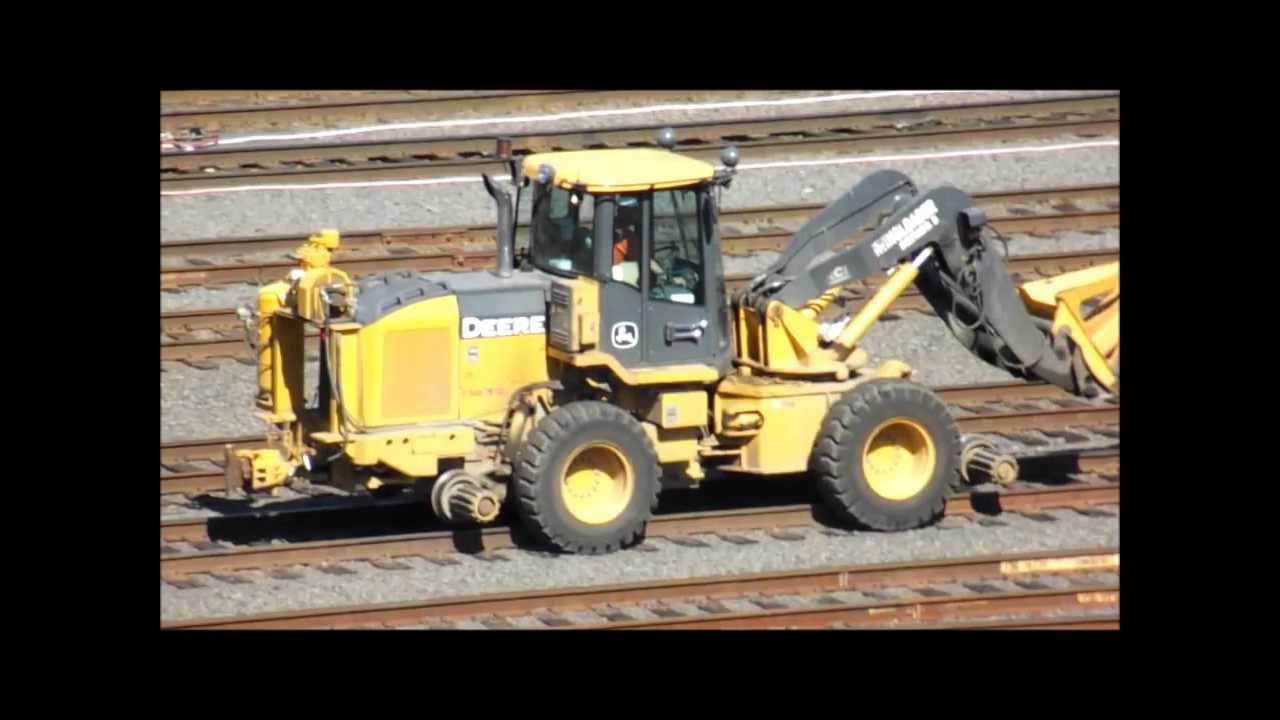 Swing Loader Switching + BNSF Coal Train