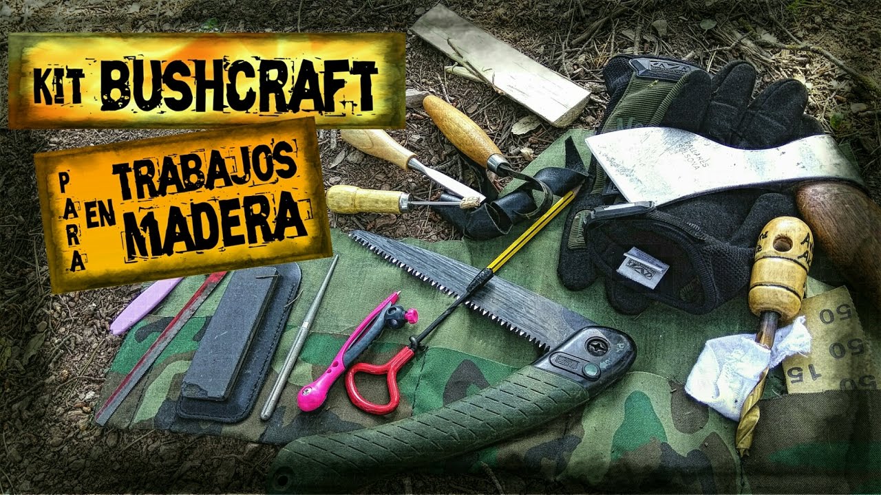 Kit Bushcraft para Trabajos en Madera | Bushcraft Carving Kit