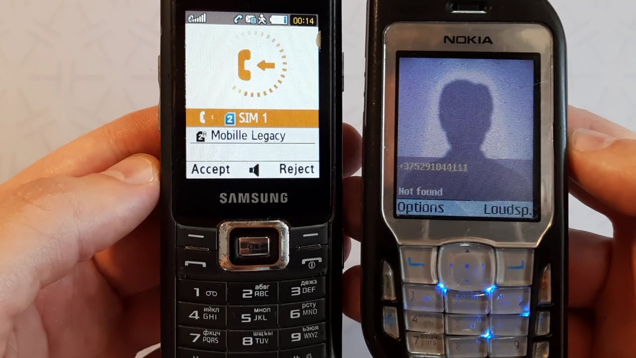 Incoming call & Outgoing call at the Same Time Samsung C5212 + Nokia 6670