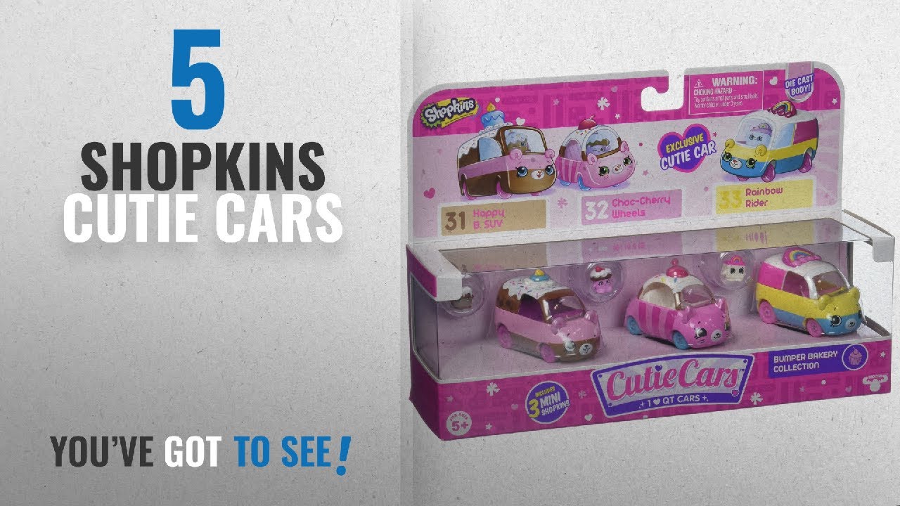 Top 10 Shopkins Cutie Cars [2018]: Cutie Car Spk Season 1 Bumper Bakery 3 Pack