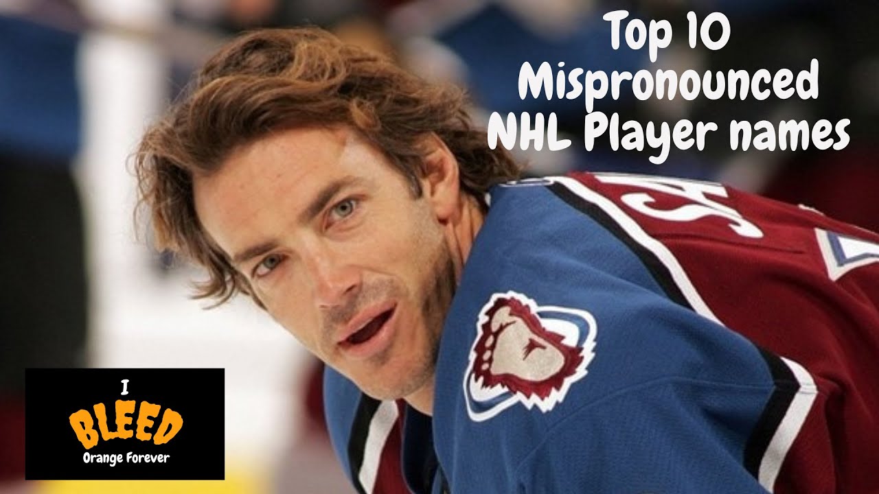 Top 10 Mispronounced NHL Player Names